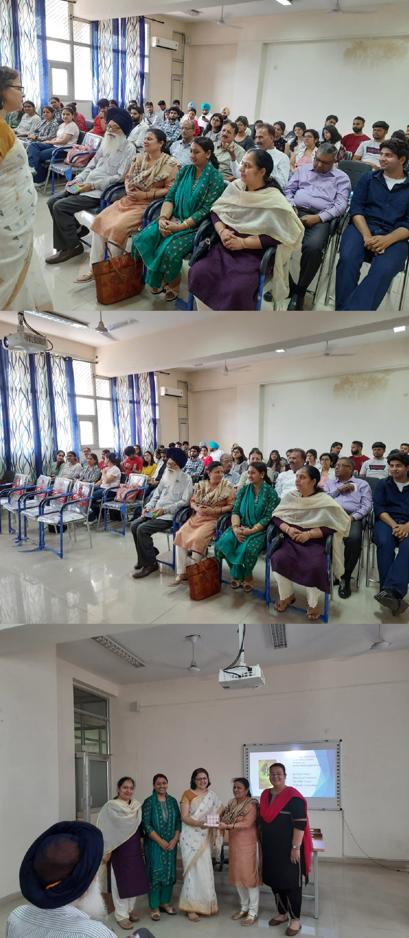 "क्या ख़ुशी एक विकल्प है?" विषय पर एक वार्ता